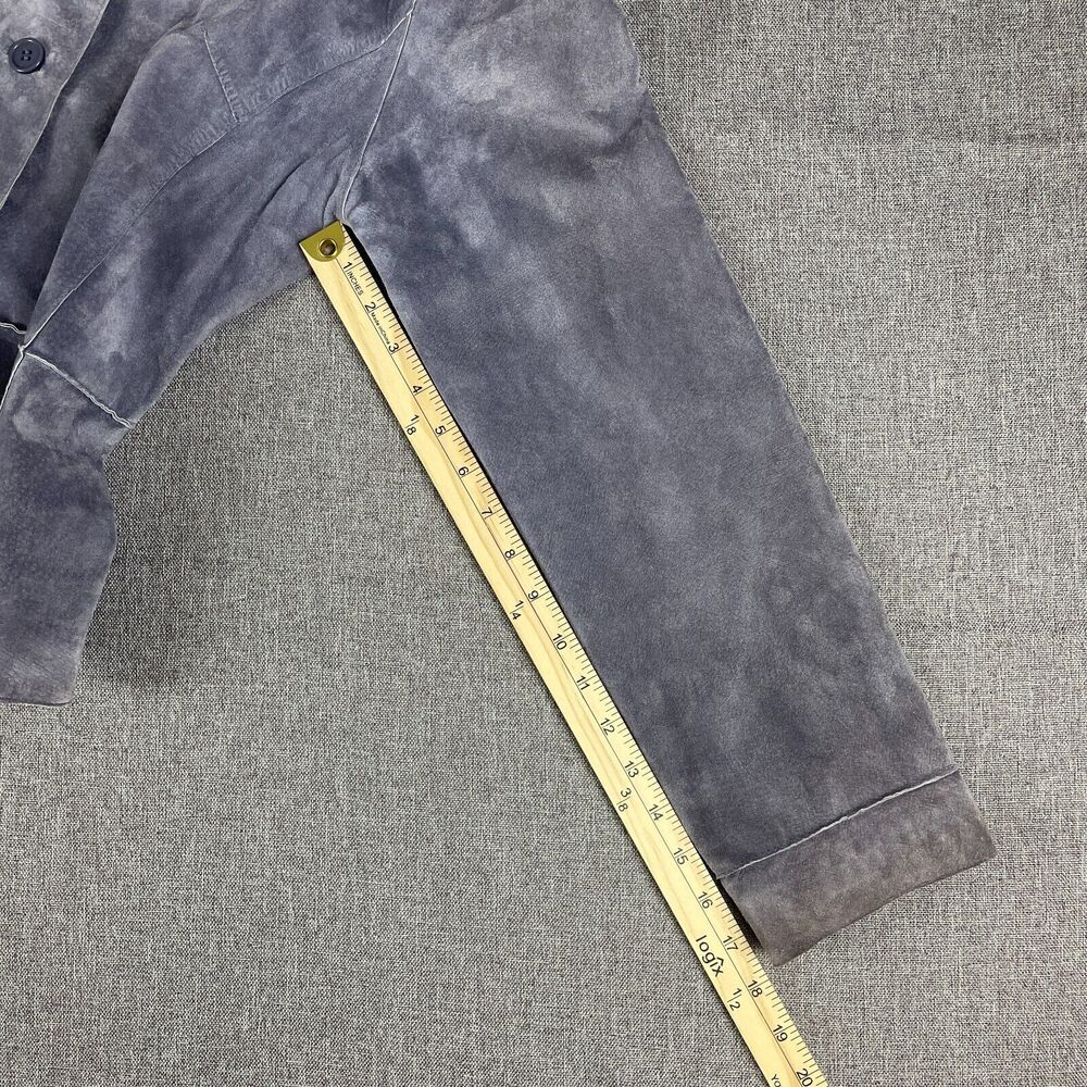 Vintage Brandon Thomas Lavender Purple Suede Leather Jacket Women Western Size M - Picture 5 of 11